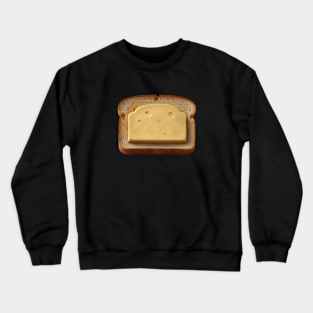 Cheese Toast Bread Sandwich Vintage Yummy Kawaii Coffee Crewneck Sweatshirt